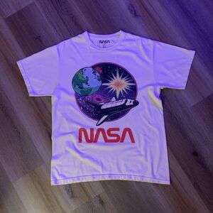 NASA White Graphic Men's T-Shirt